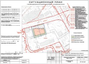 Ситуационный план размещения объекта капитального строительства пример