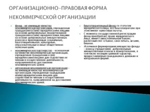 Чем ано отличается от фонда