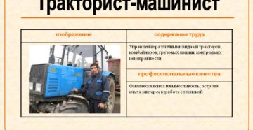Чем отличается рабочая профессия тракториста от рабочей профессии трактористмашинист