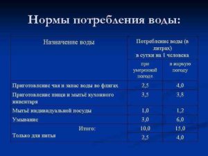 Челябинск Норма Воды На 1 Человека